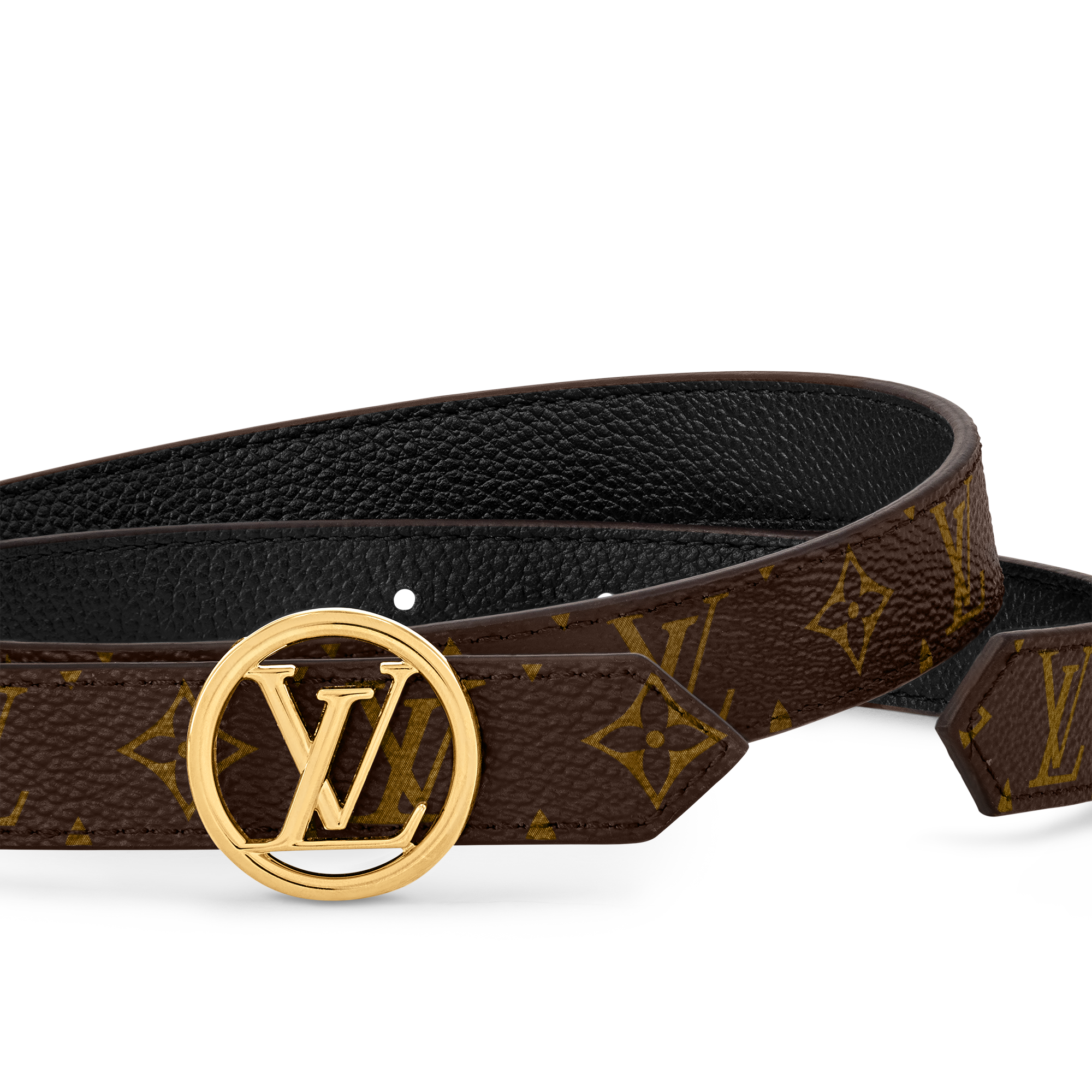 ベルト・LV サークル 20MM リバーシブル モノグラム｜ルイ